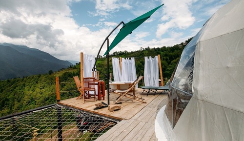 Luxury Tent, Mountain View