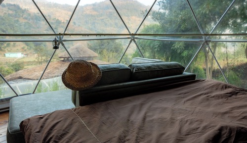 UdanKhatola - Glamping geodesic luxury tent w/ Private bathroom