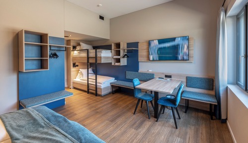 Economy Quadruple Room, Courtyard View, Ground Floor