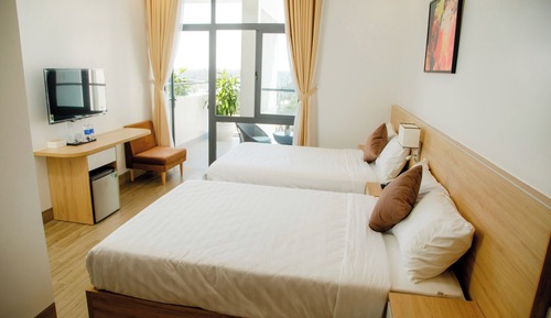 Deluxe Double Room, Balcony, City View