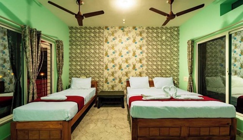 Deluxe Double Room, Balcony, Garden View