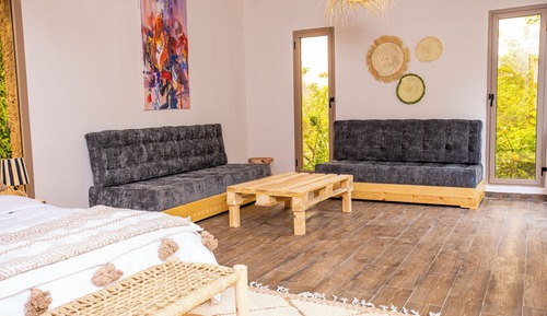 Family Double Room, Balcony, Garden View