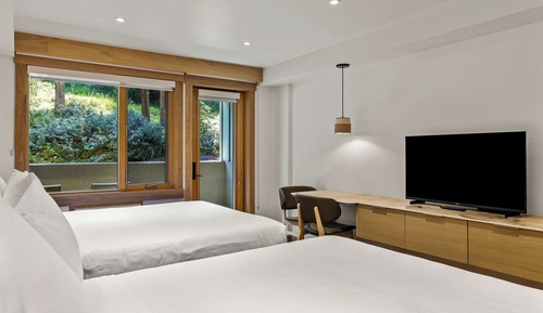 Hotel Room 2 Queen Beds