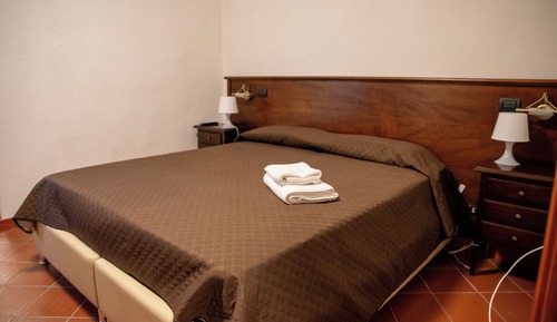 Basic Double or Twin Room, 1 Double Bed, Private Bathroom, Mountain View