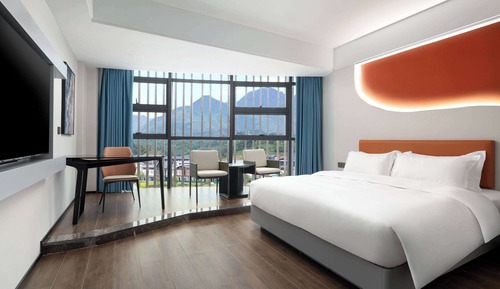 Room, 1 King Bed, Non Smoking, Mountain View