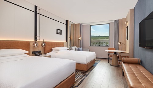 Deluxe Room, 2 Double Beds, Non Smoking, Balcony