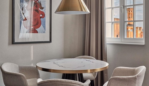 Suite, 1 Double Bed with Sofa bed (Privilege with separate living)