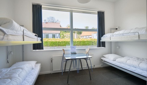 Basic Quadruple Room, Multiple Beds, Private Bathroom, City View