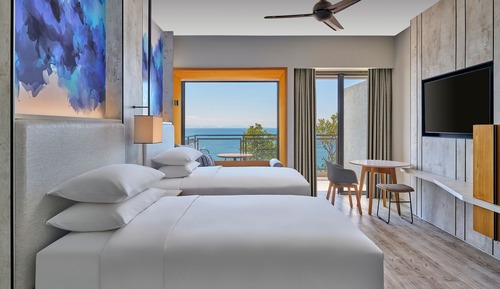 Deluxe Room, 2 Twin Beds, Non Smoking, Sea View