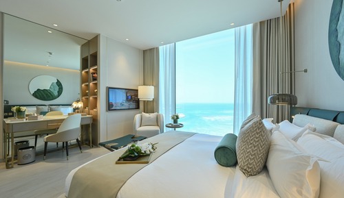 Apartment, 1 King Bed, Sea View