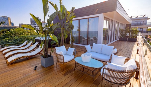 Deluxe Apartment, Jetted Tub, Sea View