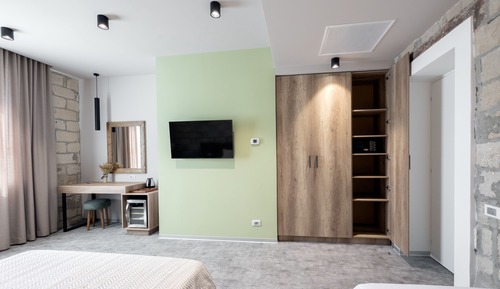 Family Room, 1 Queen Bed with Sofa bed, City View