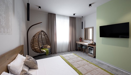 Deluxe Room, Multiple Beds, Non Smoking, City View