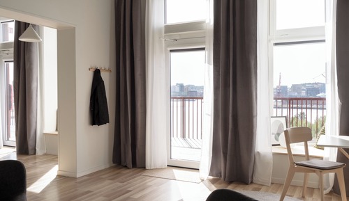 Family studio with sea view