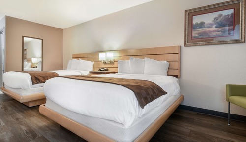 Standard Room, 2 Queen Beds, Non Smoking, Refrigerator & Microwave