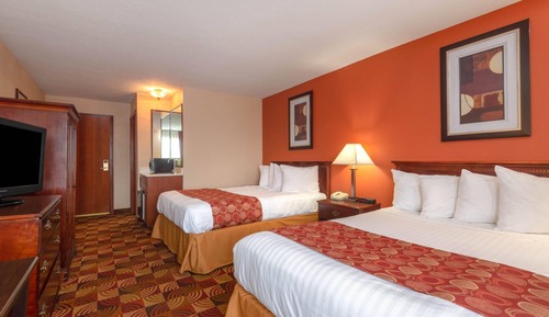 Double Room, 2 Double Beds, Non Smoking