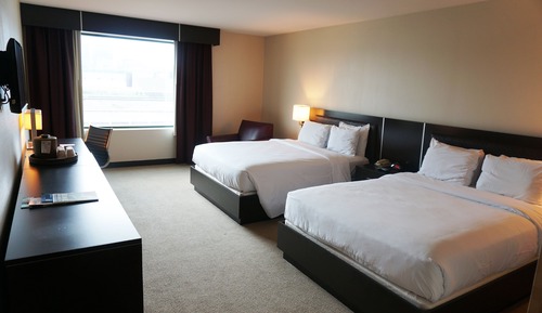 Deluxe Room with Two Queen Beds and a Casino View