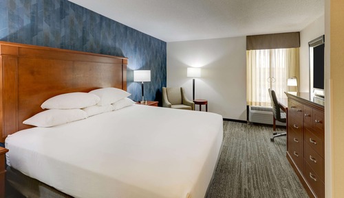 Deluxe Room, 1 King Bed, Accessible, Refrigerator & Microwave (Tub, Upper Floor)