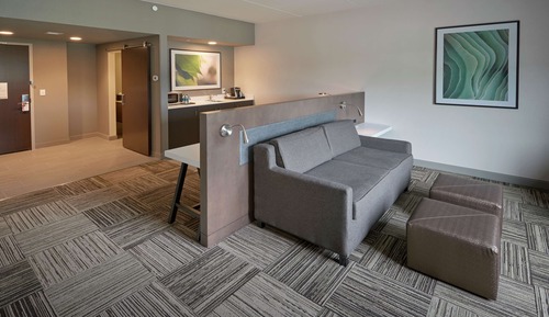 Suite, 1 King Bed, Accessible (3x3 Shower)