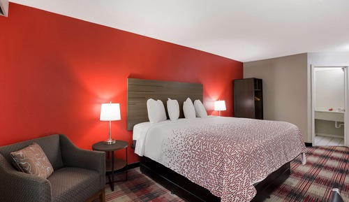 Standard Room, 1 King Bed, Smoking, Refrigerator & Microwave