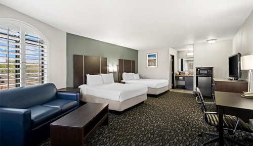 Standard Room, 2 Queen Beds, Non Smoking, Microwave (Larger Room)