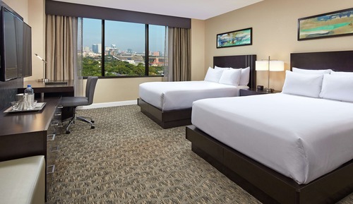 Suite, 2 Double Beds, Accessible, Bathtub