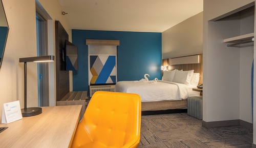 Suite, 1 King Bed with Sofa bed (Mobility, Roll-In Shower)