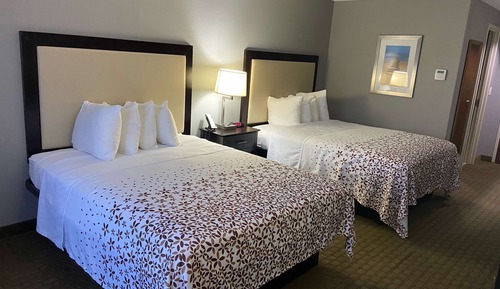 Standard Room, 2 Queen Beds, Non Smoking, Refrigerator & Microwave