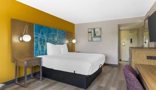 Standard Room, 1 King Bed, Non Smoking, Refrigerator & Microwave
