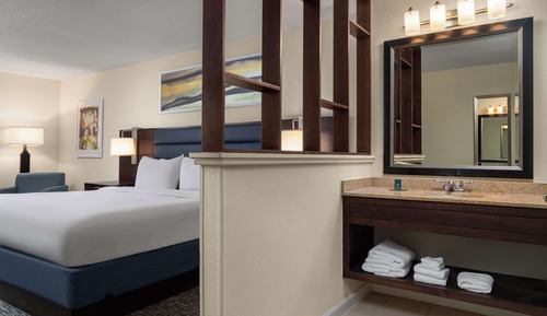 Suite, 1 King Bed, Accessible