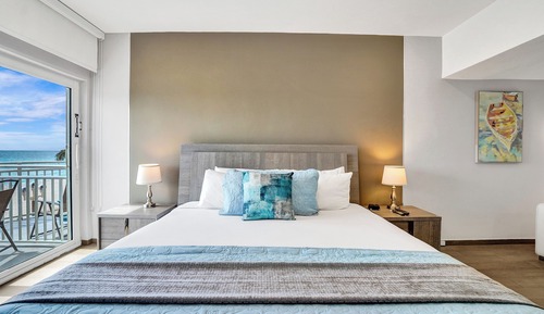 Ocean Front Balcony Room with King Bed