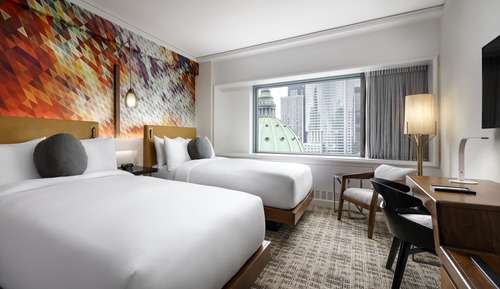 Double Room, 2 Double Beds, Non Smoking