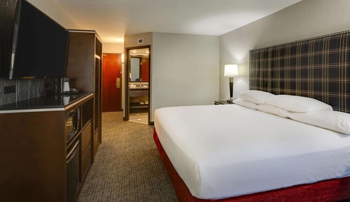 Deluxe Room, 1 King Bed, Accessible, Refrigerator & Microwave (Tub, Upper Floor)