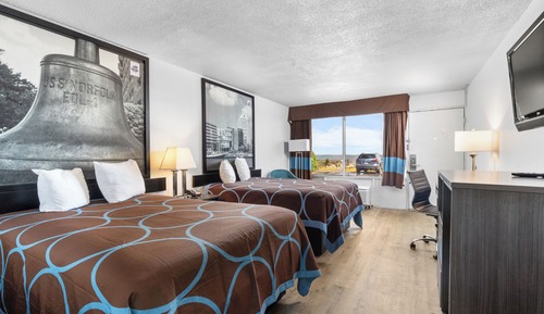 Comfort Room,  2 Double Beds, Ocean View