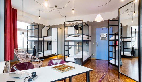 Economy Shared Dormitory, Mixed Dorm, Shared Bathroom, City View (for 10 people)