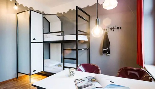 Classic Shared Dormitory, Mixed Dorm, Shared Bathroom, City View (for 8 people)