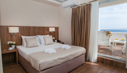 Deluxe Double Room, 1 Double Bed, Terrace, Sea View