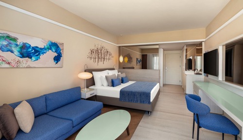 Adults Only Standard Double Room, Partial Sea View