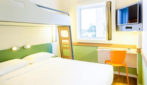 Triple Room with One Double Bed and One Bunk Bed