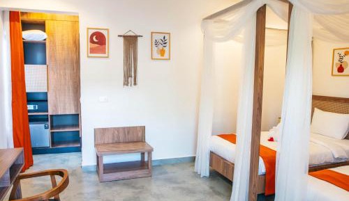 Private Bungalow with Twin Beds and Terrace