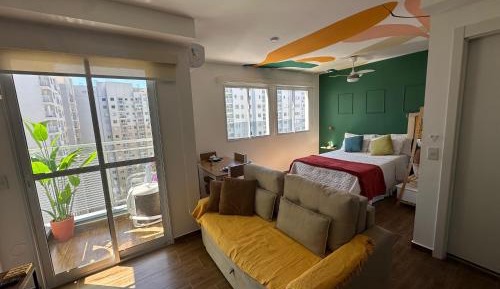 Studio Apartment with Balcony