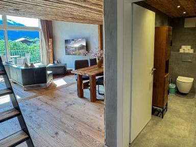 One-Bedroom Loft Apartment with Balcony