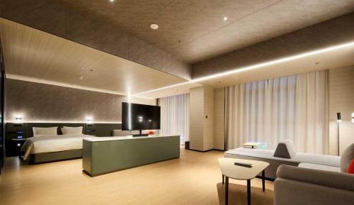 Standard Suite One King Bed and A Sofa