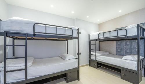 Bed in 4-Bed Male Dormitory Room