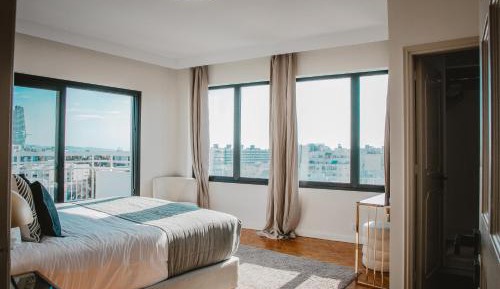 Three-Bedroom Premium Apartment with Balcony