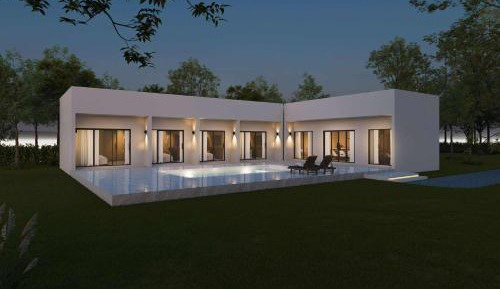 Villa with Garden View