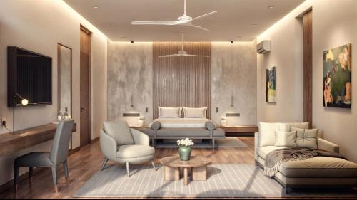 Superior Suite with Courtyard view - Complimentary 15 Mins. Head & Shoulder Massage for Two, Airport Drop (to BIA) per Stay, Evening Tea Service & Snacks, 10% Discount on F&B and Spa