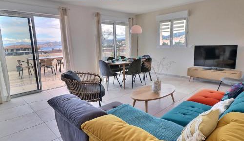 Three-Bedroom Apartment with Sea View