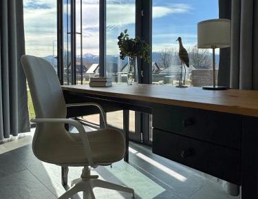 One-Bedroom Apartment with Balcony and Mountain View  
