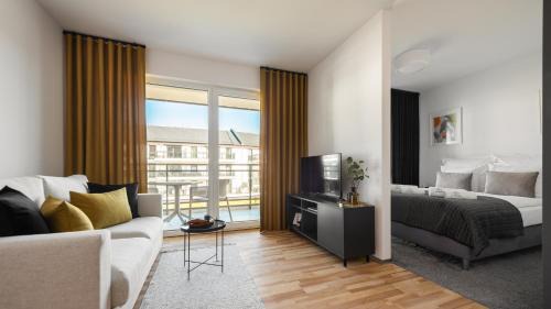 One-Bedroom Apartment with Balcony